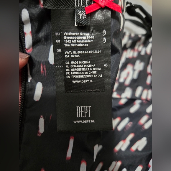 DEPT Black Jumpsuit with Gold Band. Size XS - Picture 6 of 10